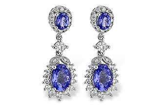 A245-33635: EARR 1.80 TW TANZANITE 2.33 TGW