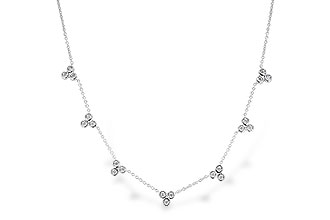 A328-92717: NECKLACE .36 TW (18")