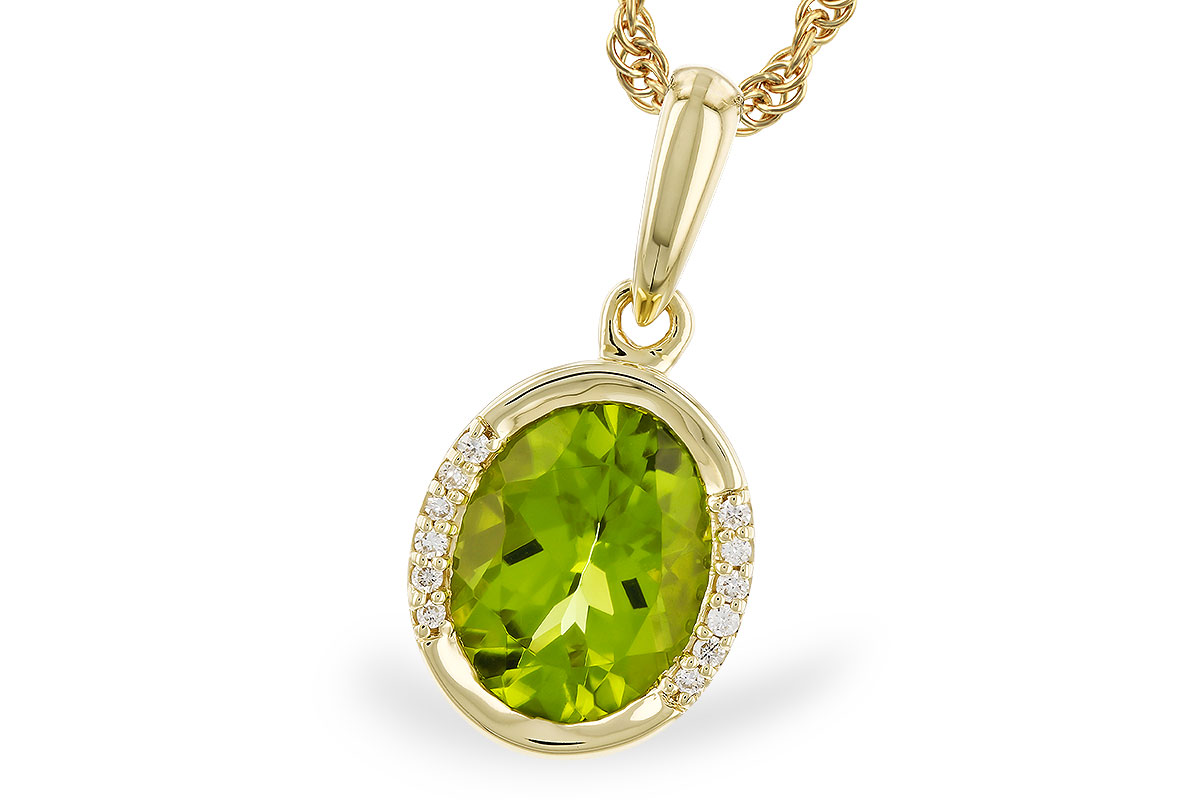 A328-95435: NECKLACE 1.72 TW PERIDOT 1.75 TGW (9x7 PER)