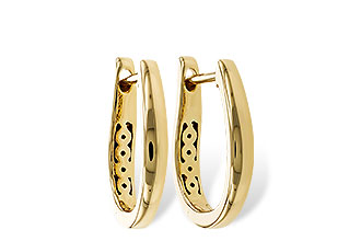 A329-88162: GOLD EARRINGS (15MM)