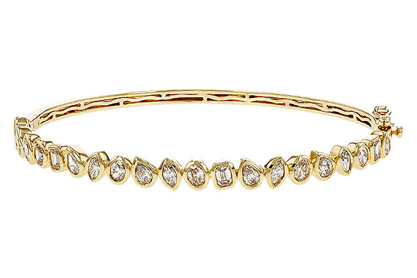 A329-89962: BANGLE 1.65 TW FANCY CUT DIAS
