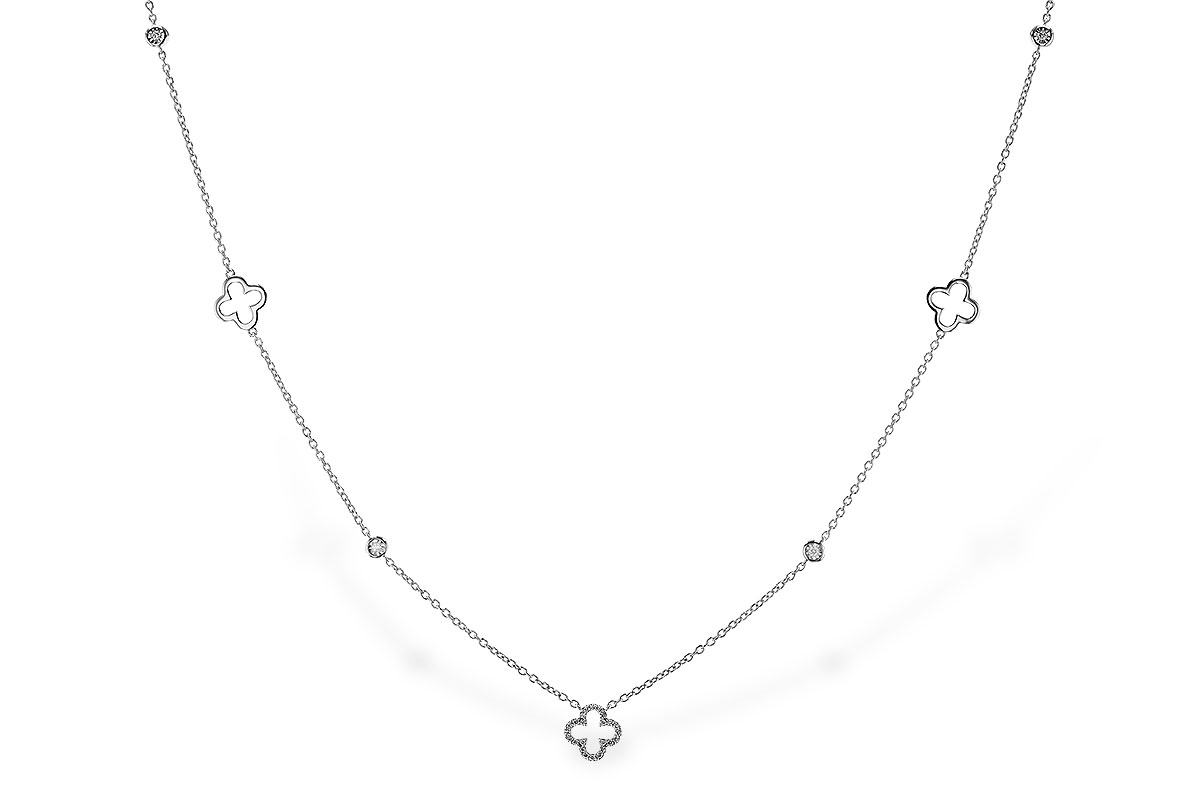 B329-84508: NECKLACE .20 TW (18")