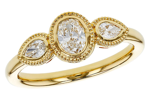 B329-89989: LDS DIA RG .60 TW FANCY CUT DIAMONDS
