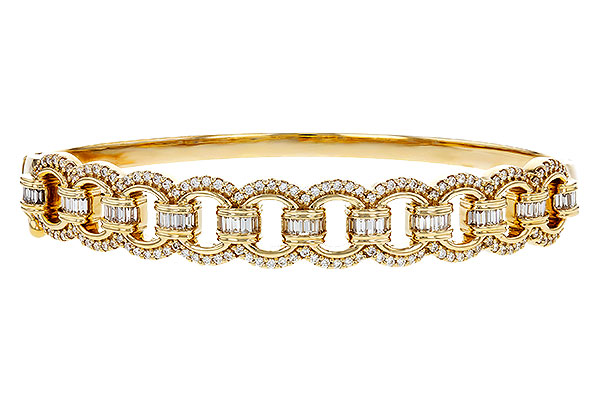 B329-90908: BANGLE .68 BAG 1.35 TW