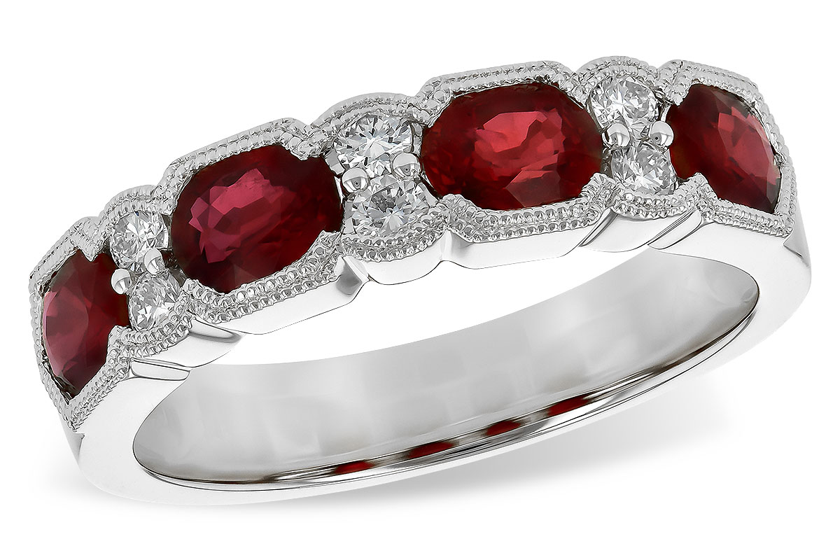 C245-29980: LDS WED RG 1.66 RUBY 1.84 TGW (5x4MM RUBY)