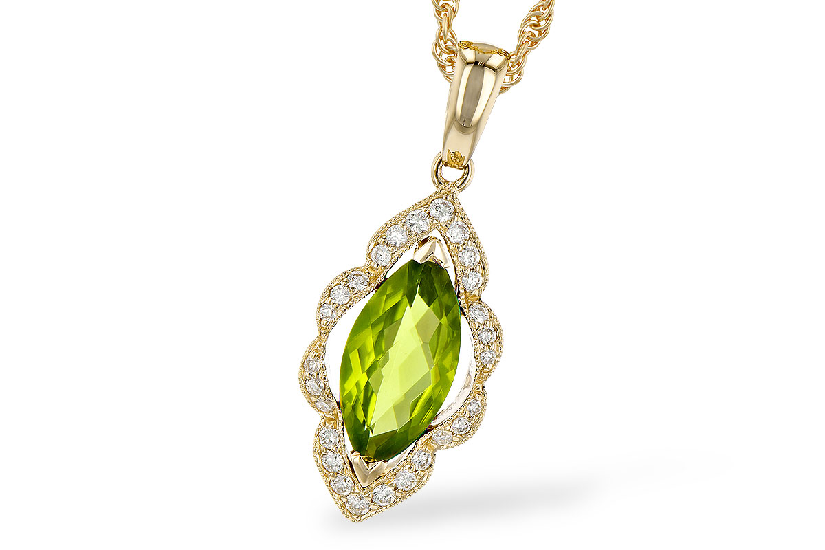 C245-33617: NECK .94 PERIDOT 1.05 TGW