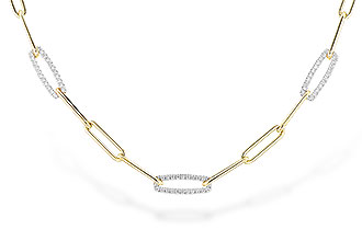 C328-91817: NECKLACE .75 TW (17 INCHES)