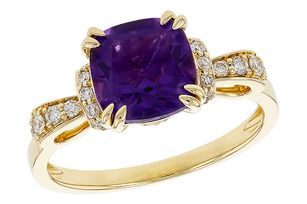 C329-86344: LDS RG 1.83 AMETHYST 2.05 TGW (8MM AMY)