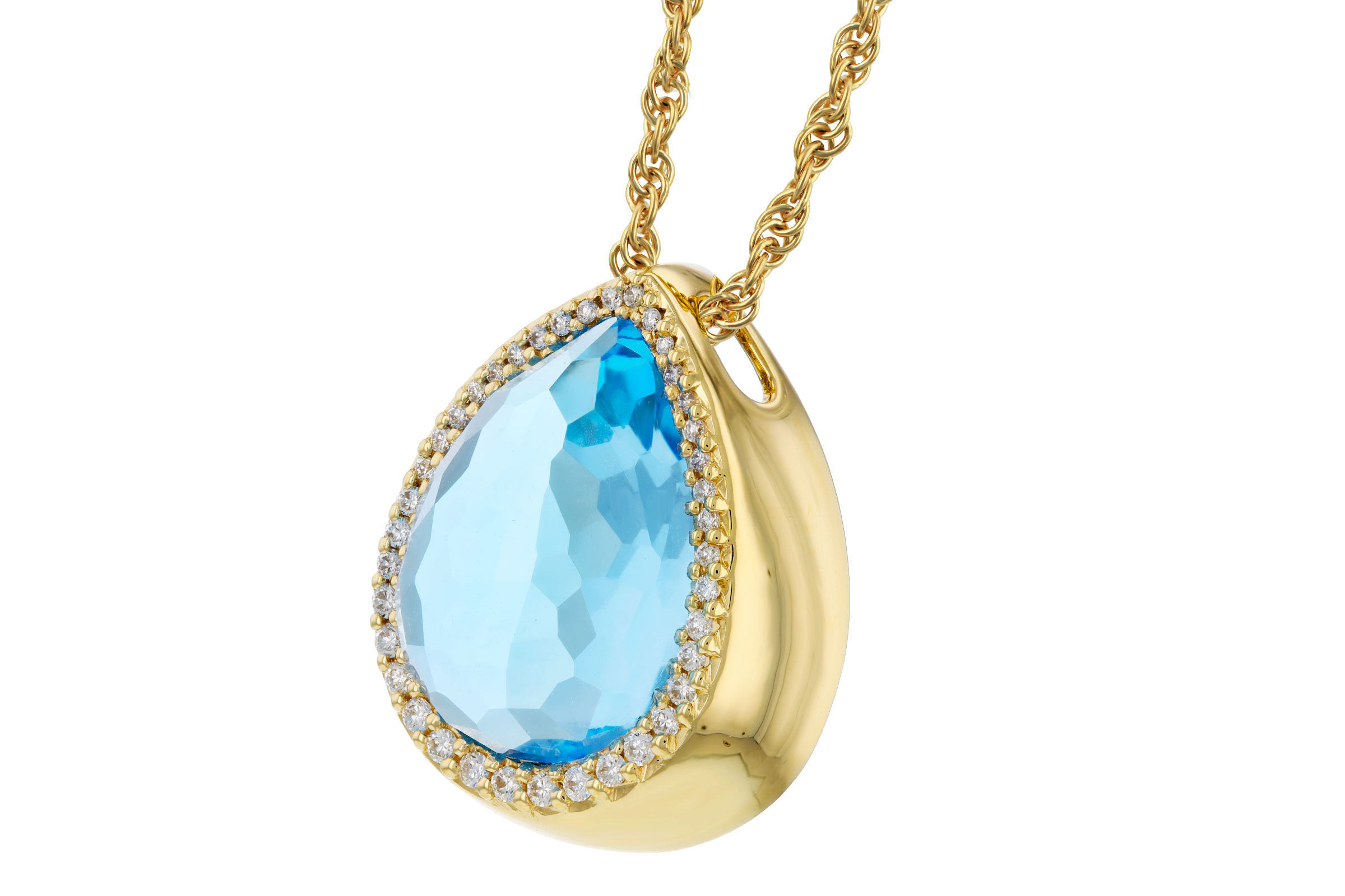 D330-74535: NECK 5.78 LONDON BLUE TOPAZ 5.92 TGW (14x10MM)