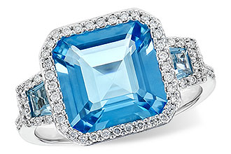 E245-35416: LDS RG 4.40 TW BLUE TOPAZ 4.60 TGW