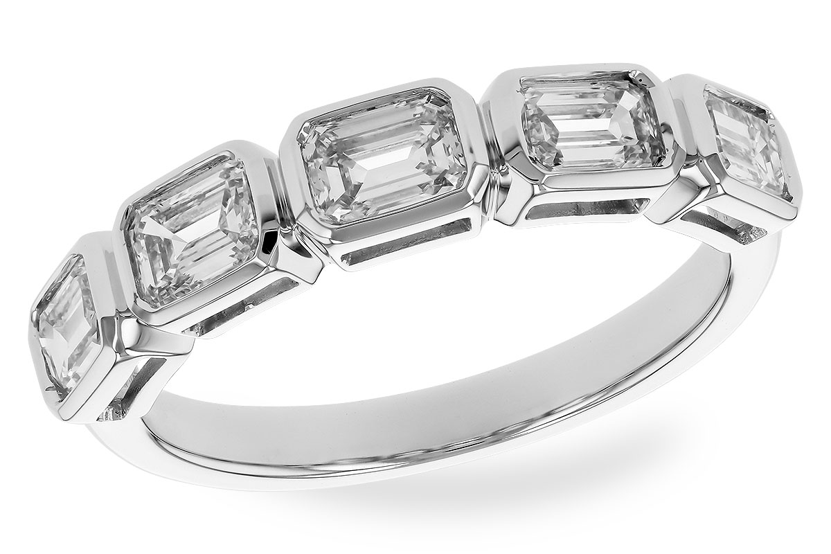 E328-96362: LDS DIA WED RG 1.20 TW EMERALD CUTS