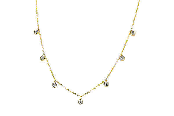 E328-99044: NECKLACE .32 TW (18")