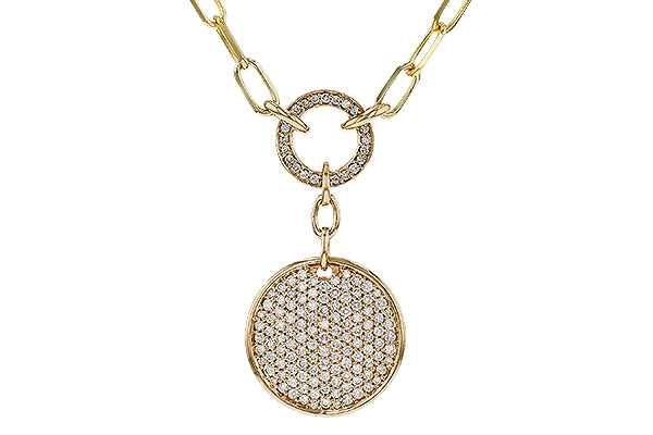 E329-84480: NECKLACE .92 TW (17")