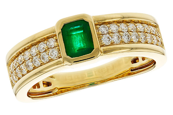 E329-89080: LDS RG .42 EMERALD .75 TGW (5x4MM EM)