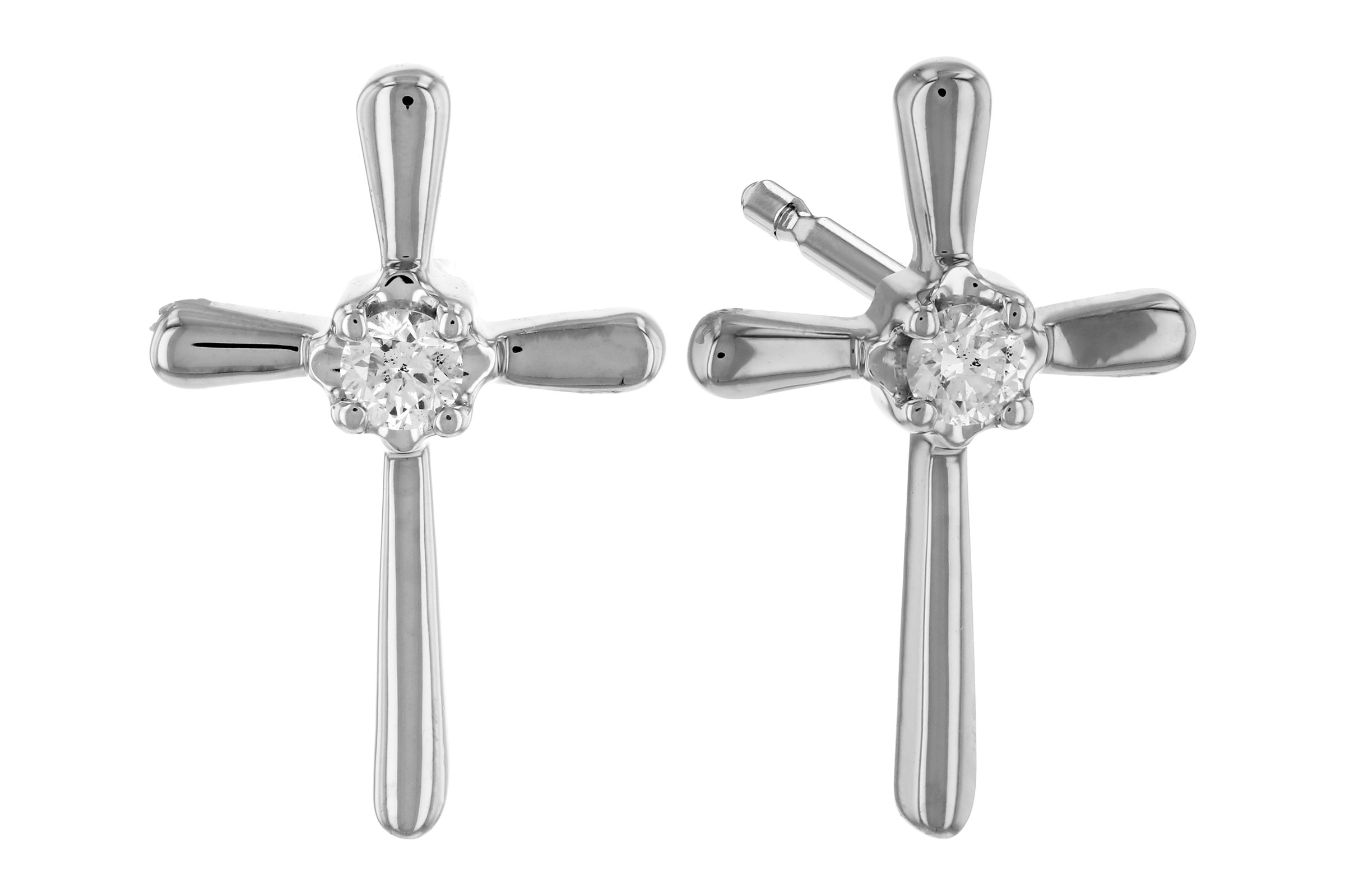 E330-74489: EARRINGS .04 TW