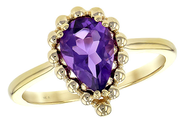 F244-40889: LDS RING 1.06 CT AMETHYST