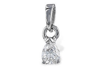 F329-84489: PENDANT .14 PEAR SHAPE