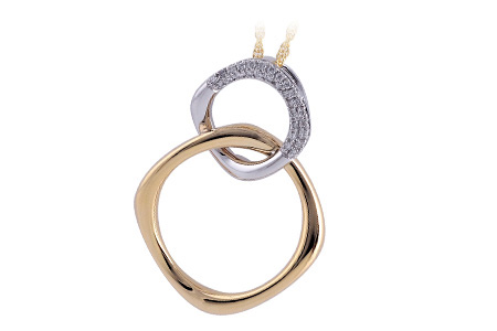 G239-84489: NECKLACE .14 TW
