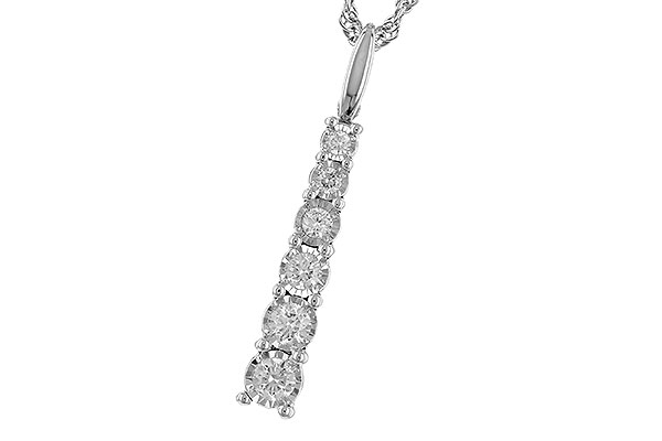 G328-99925: NECKLACE .25 TW