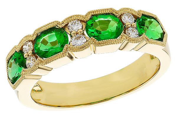 G329-89980: LDS WED RG 1.20 EMERALD 1.38 TGW (5x4MM EMER)