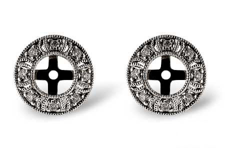 H055-36289: EARRING JACKETS .12 TW (FOR 0.50-1.00 CT TW STUDS)