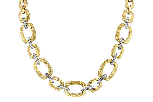 H061-64534: NECKLACE .48 TW (17 INCHES)