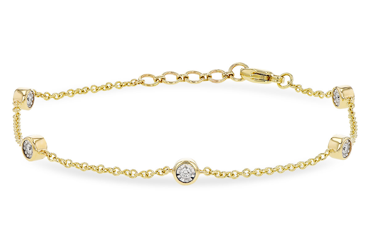 H328-08107: BRACELET .25 TW (7.25")