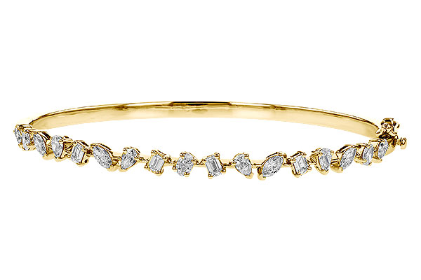 H328-99080: BANGLE 1.70 TW FANCY CUT DIAS