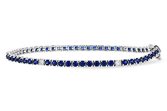 H329-83616: BRACELET 3.27 TW SAPP 3.52 TGW (7")