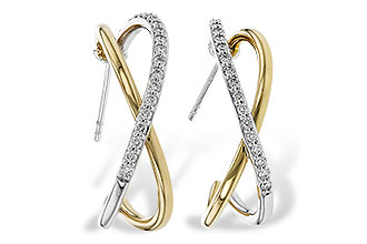 H329-84534: EARRINGS .50 TW