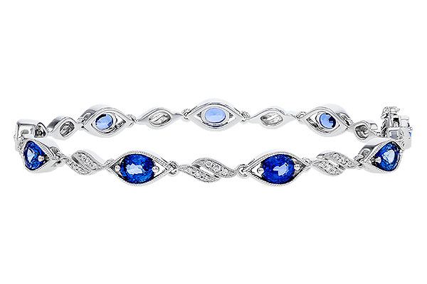 H329-84543: BRACELET 4.02 SAPPHIRE 4.26 TGW (7")