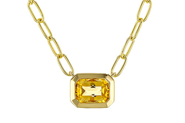 H329-88162: NECKLACE .86 CITRINE (18")