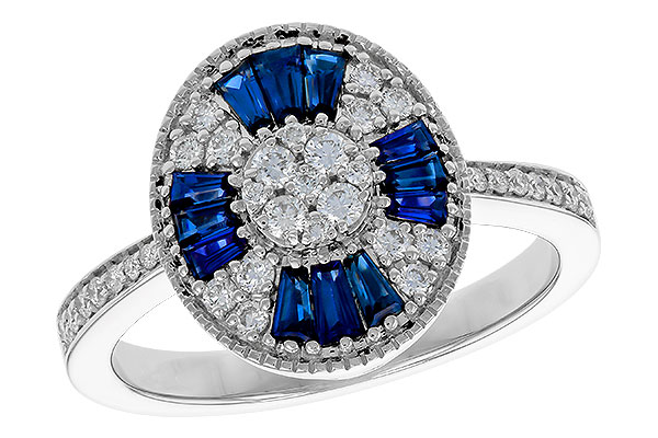 H329-89080: LDS RG .56 TW SAPPHIRE .86 TGW