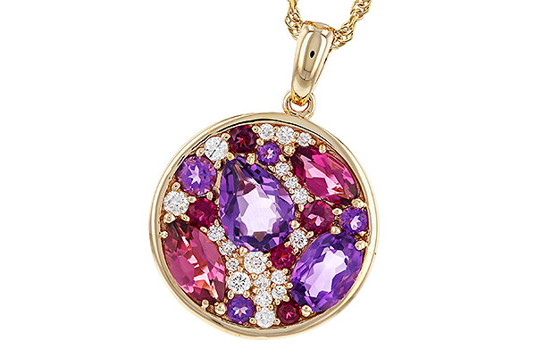 H329-89089: NECK 1.83 TW SEMI-PRECIOUS (P.TOUR, AMY) 2.00 TGW