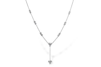 K328-92716: NECKLACE .32 TW (18")