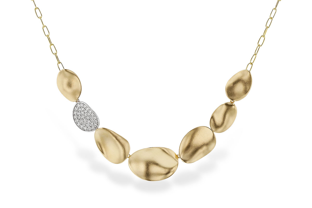 K329-83625: NECKLACE .38 TW (18")