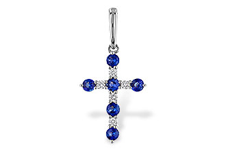 K329-84471: PENDANT .34 TW SAPP .42 TGW