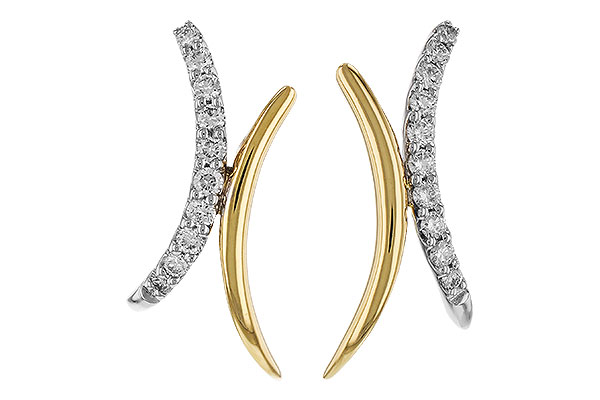 K329-87252: EARRINGS .15 TW
