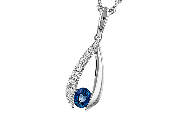 K329-88098: NECKLACE .38 SAPP .54 TGW (5x4 SAPP)