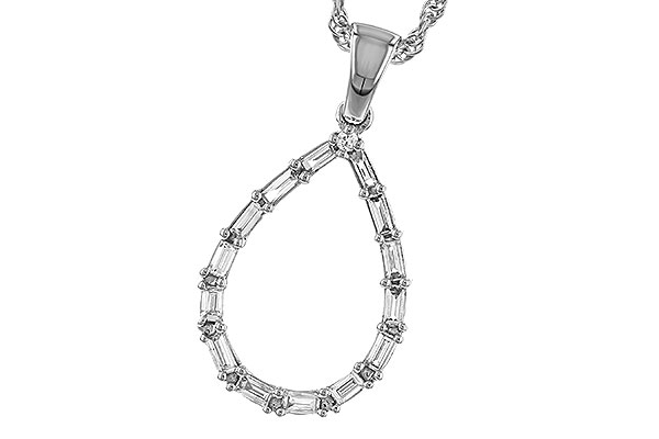 K329-88116: NECKLACE .27 BAG .28 TW