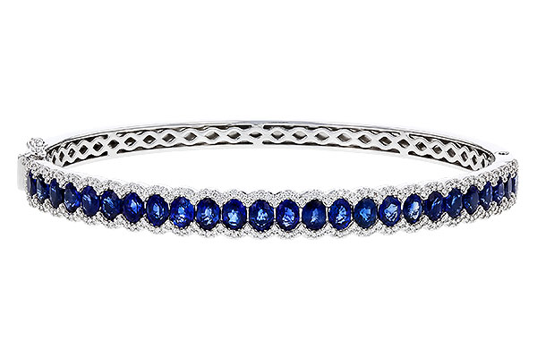 K329-89925: BANGLE 5.09 TW SAPPHIRE 5.65 TGW