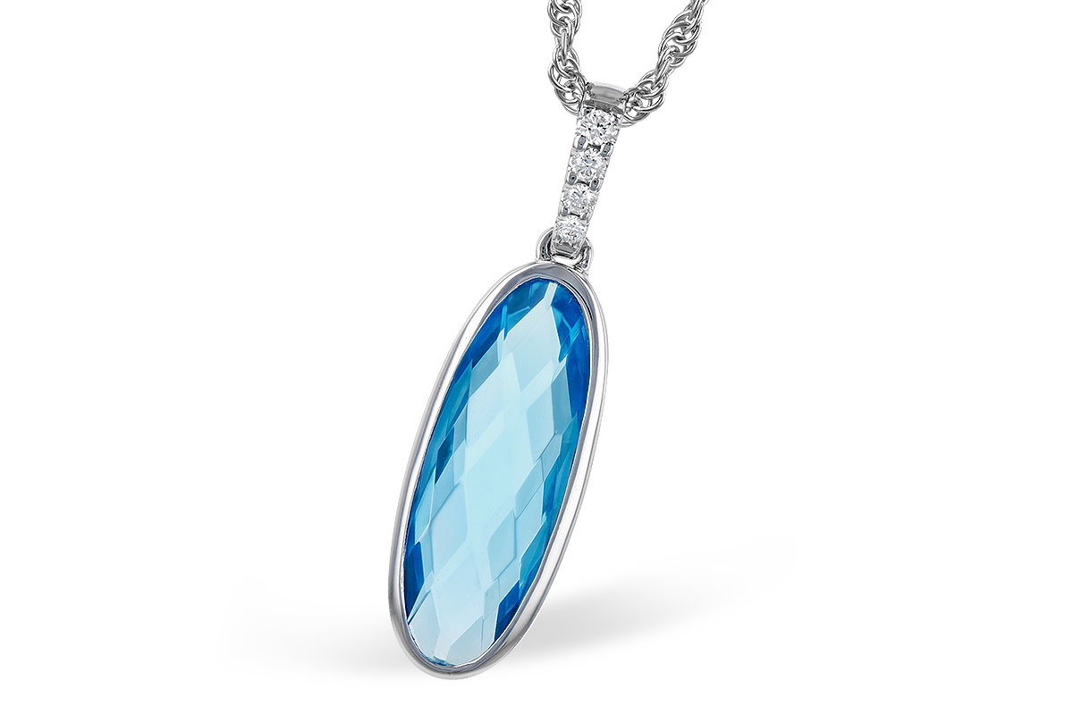 L328-03607: NECK 1.90 BLUE TOPAZ 1.93 TGW