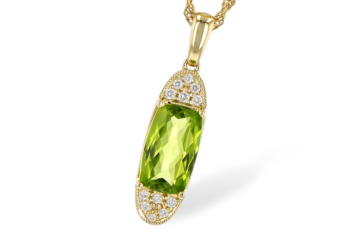 L328-08107: NECK 1.90 PERIDOT 2.00 TGW