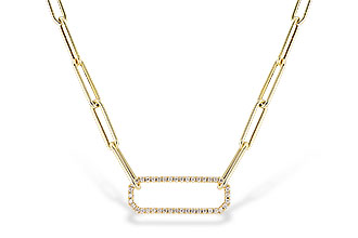 L328-91816: NECKLACE .50 TW (17 INCHES)