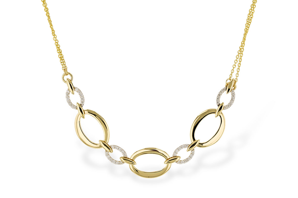 L329-83561: NECKLACE .50 TW (18")