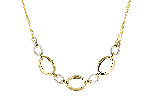 L329-83561: NECKLACE .50 TW (18")