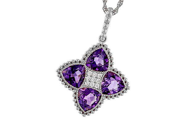 L329-87189: NECKLACE 2.22 AMETHYST 2.28 TGW