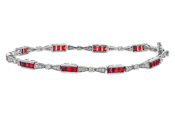 L329-88134: BRACELET 2.05 RUBY 2.70 TGW (7")