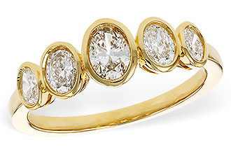 L329-90889: LDS DIA RG .85 TW OVAL DIAS