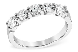 M240-77198: LDS DIA WED RG 1.00 TW (5 STONES)